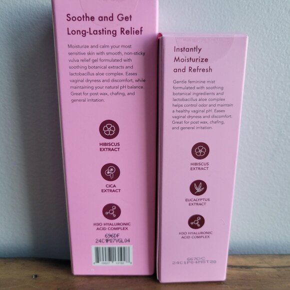 NIB Rael Set of 2 Soothing Femanine Mist & Soothing Vulva Gel 1.7 oz - Picture 2 of 3